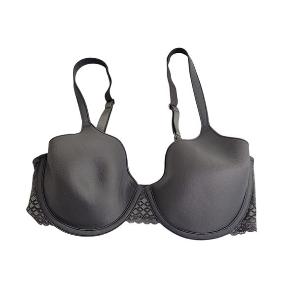 Maidenform Other - Maidenform One Fab Fit Gray Seamless Convertible Underwire Spacer Bra Size 34DD